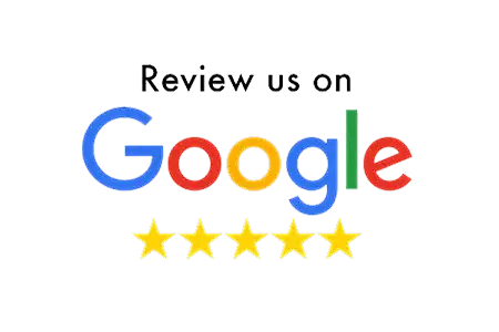 Google review request with star ratings displayed.